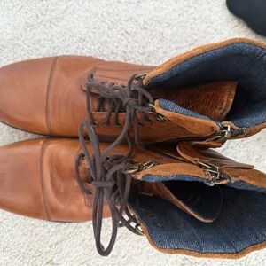 Aldo Brown Leather Men's Boots